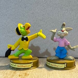 Vintage 2002 Disney McDonalds Figurines Jose Carioca, Br'er Rabbit 100 years